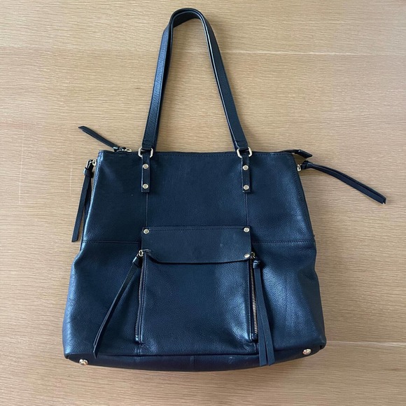 Kooba Soft Pebbled Leather Shoulder Bag Purse - Picture 9 of 10